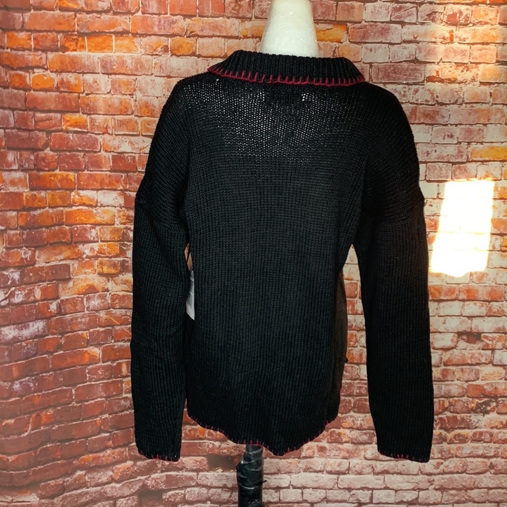 Vintage Beldoch Popper Cottage Core Button Down Floral Embroidered Cardi… - Picture 7 of 11
